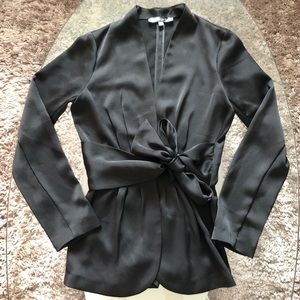 Silky Black Dynamite Blazer